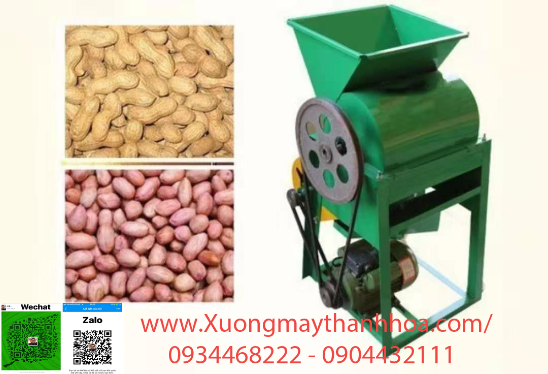 máy bóc vỏ lạc ( bóc vỏ đậu phụng )